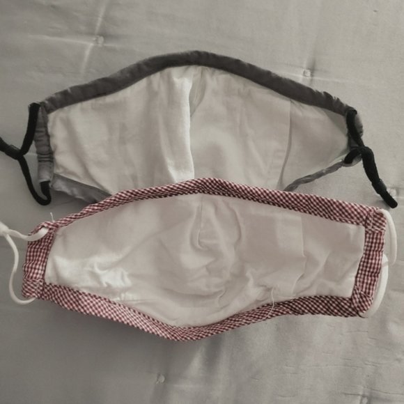 Cotton Duo Adjustable Masks with insert Pockets - Picture 5 of 7